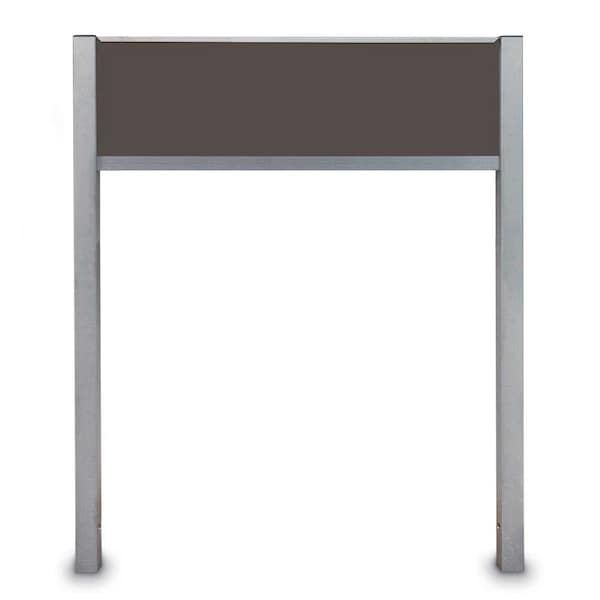 Corkboard, Single Door, Radius Frame, 24x36", Black/Black Rubber